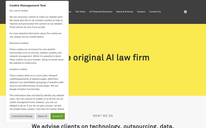 Screenshot of blegalgroup.com