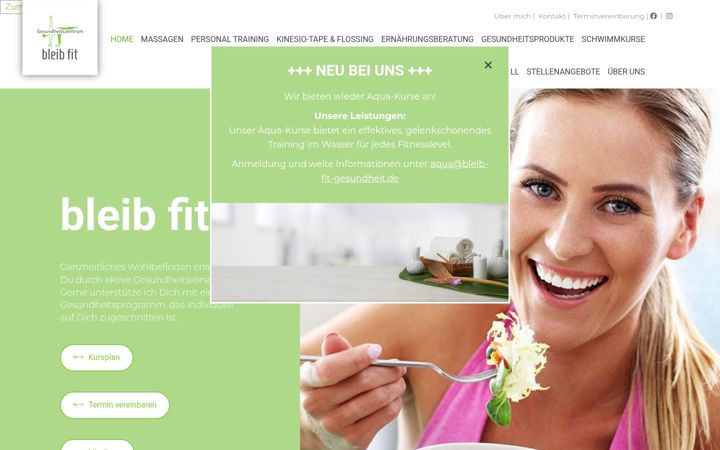 Screenshot of bleib-fit-gesundheit.de