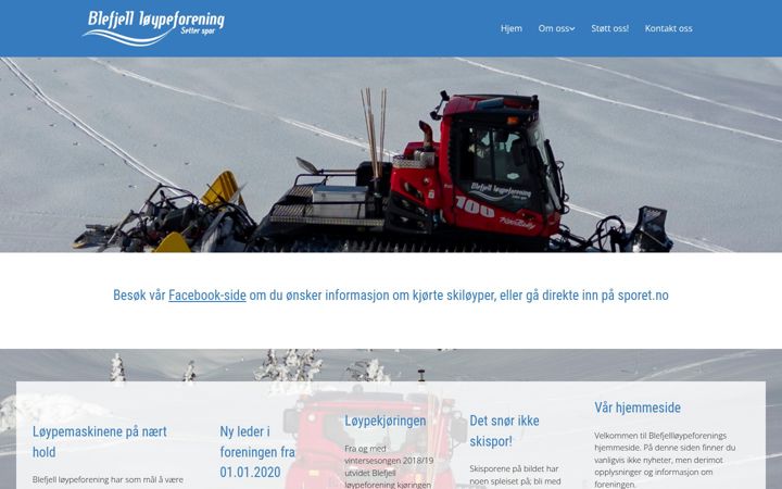 Screenshot of bleloyper.no