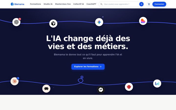 Screenshot of blemama.com
