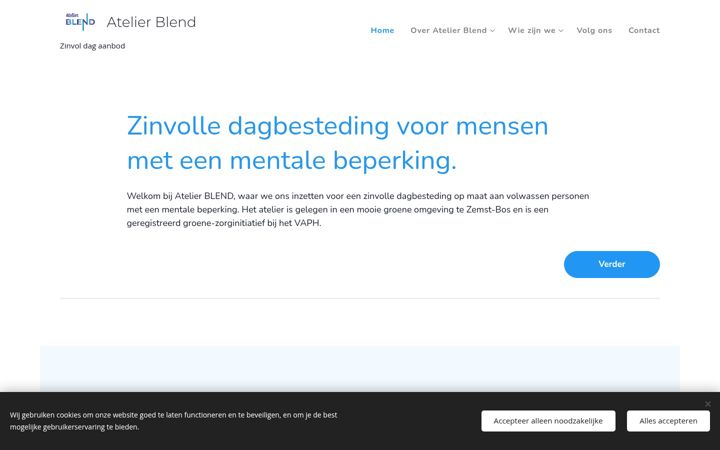 Screenshot of blendbv.be