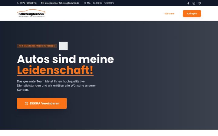 Screenshot of blender-fahrzeugtechnik.de