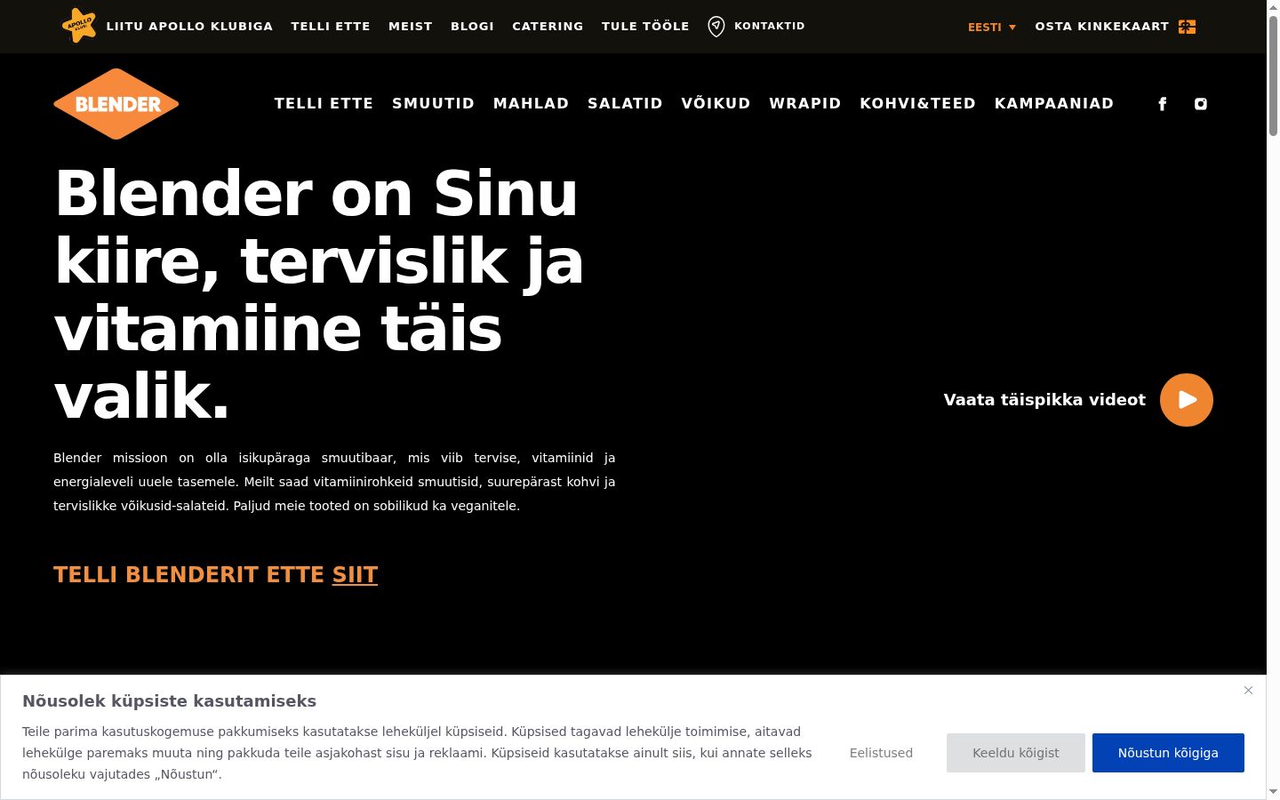 Zrzut ekranu banera zgody wyświetlanego przed jakąkolwiek interakcją