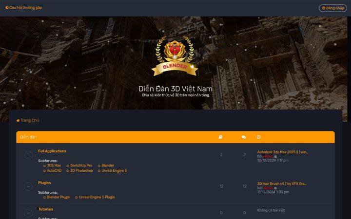 Screenshot of blendervn.com