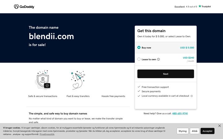 Ekrano kopija blendii.com