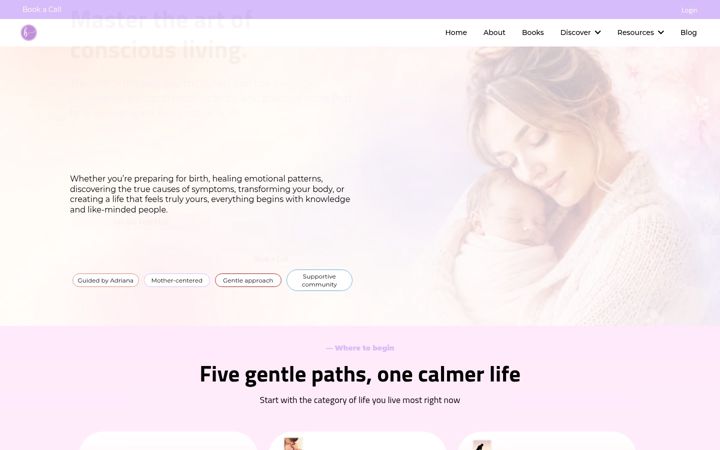 Screenshot of blendingrainbows.com