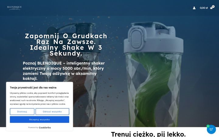 Screenshot του blendique.pl