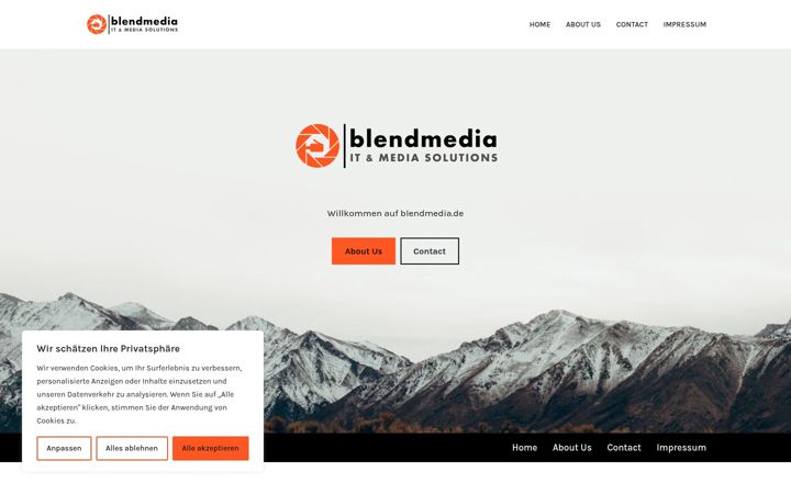 Screenshot of blendmedia.de