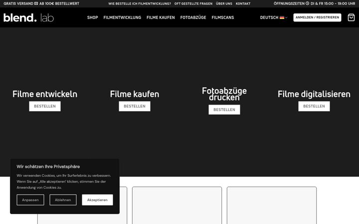 Screenshot του blendpunkt-lab.at