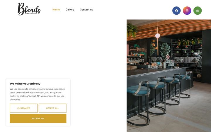 Screenshot of blendscafe.gr