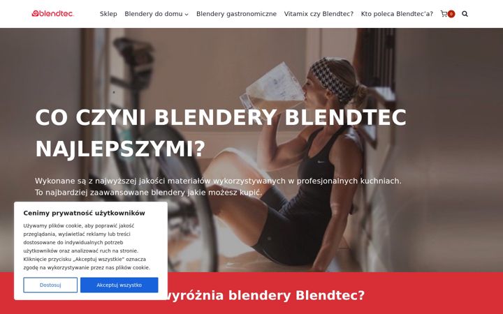 Captură de ecran a blendtecpolska.com