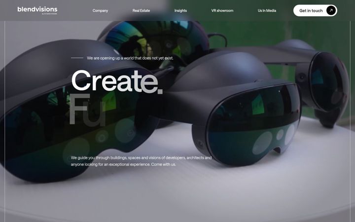 Screenshot of blendvisions.com