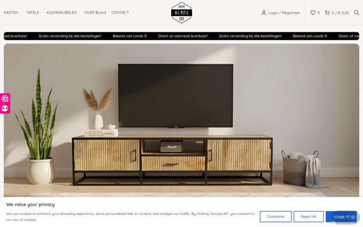 Screenshot of blens-furniture.nl