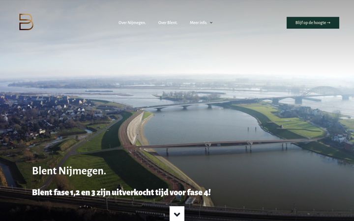 Captura de pantalla de blent-nijmegen.nl