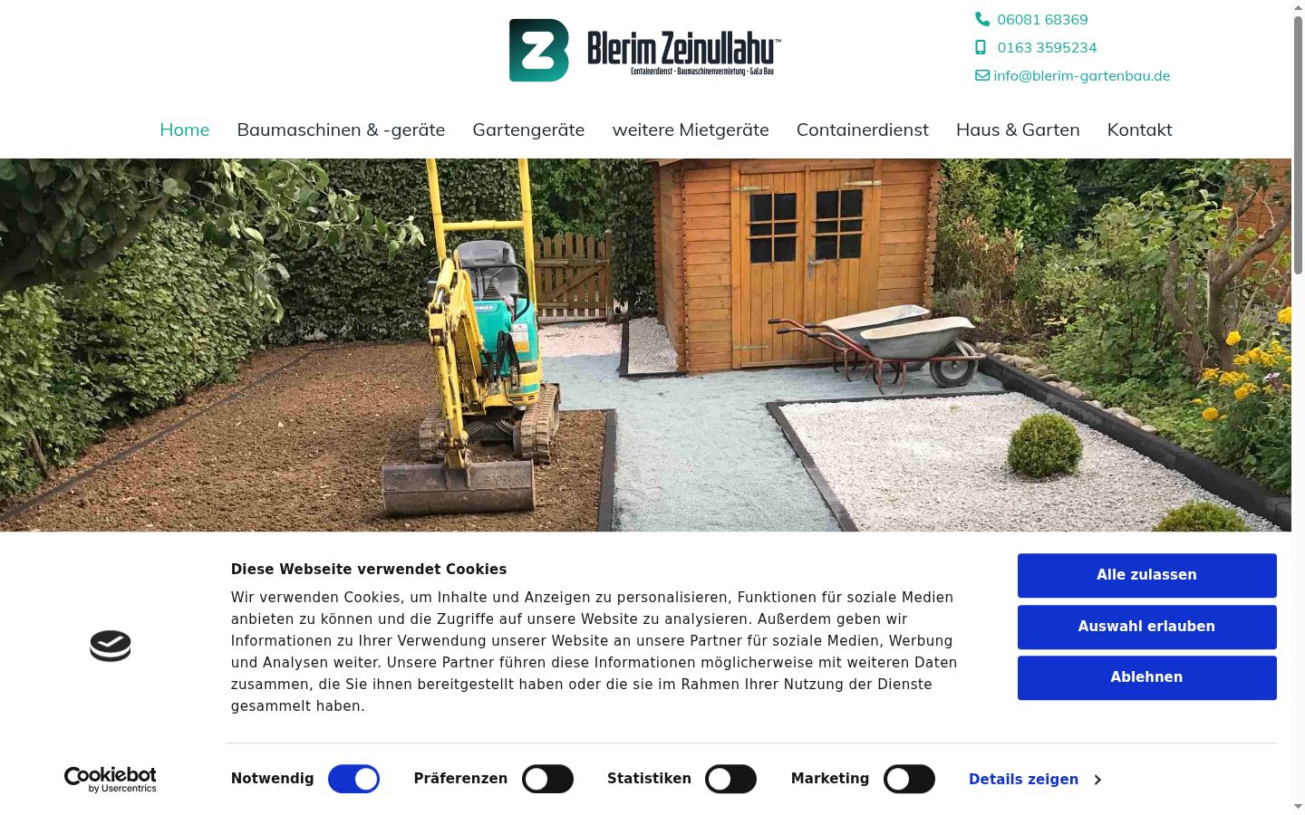 Ekrānuzņēmums ar piekrišanas baneri, kas tika rādīts pirms jebkādas mijiedarbības