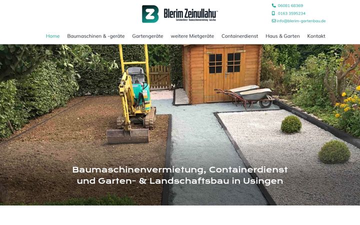 Screenshot of blerim-gartenbau.de
