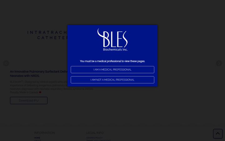 Ekrano kopija blescath.com