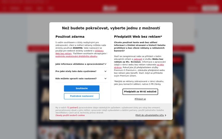 Screenshot von blesk.cz