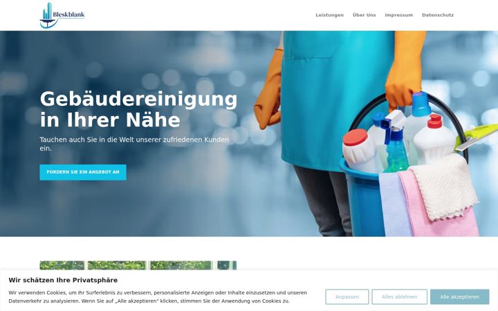 Screenshot of bleskblank.de