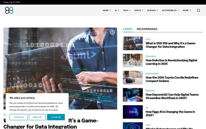 Screenshot van blessedbulletin.com