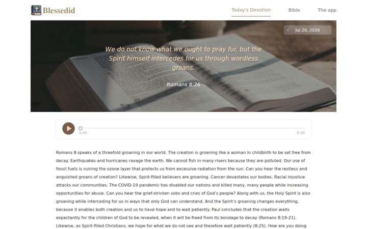 Screenshot of blessedid.com