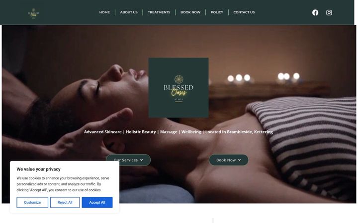 Screenshot of blessedoasisatno2.com