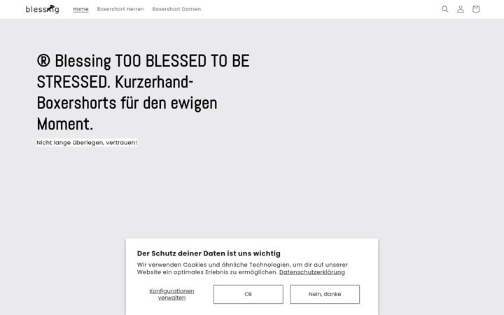 Screenshot of blessrelaxing.de