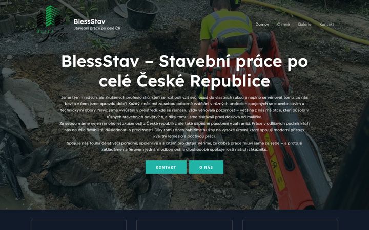 Screenshot of blessstav.cz