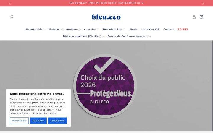 Képernyőkép: bleu.eco