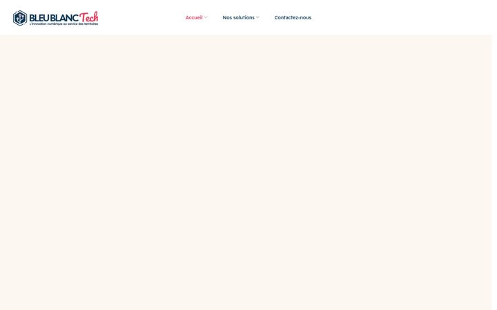 Screenshot of bleublanctech.fr