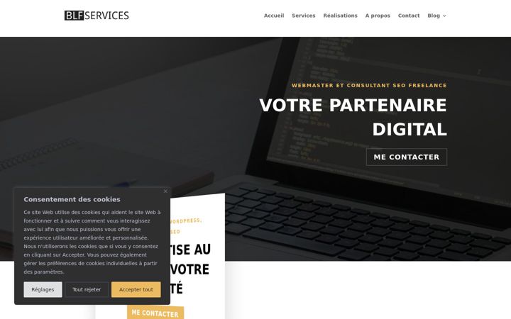 Screenshot ta' blf-services.fr