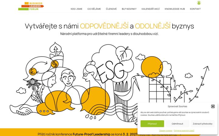 Captura de ecrã de blf.cz