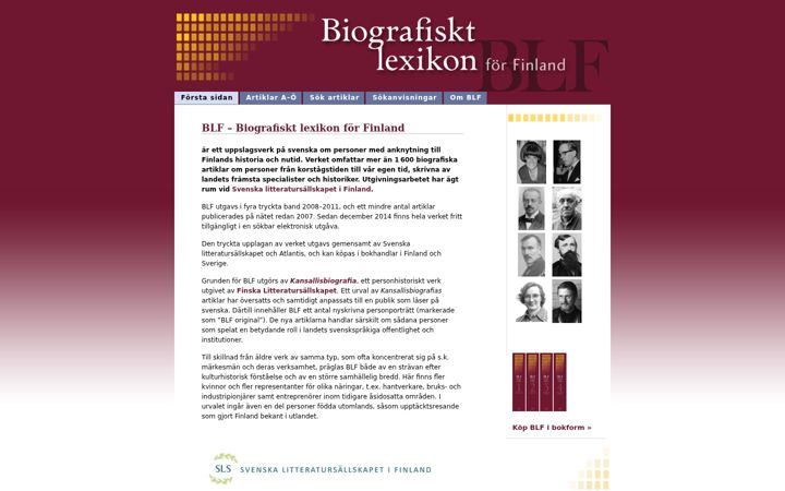 Screenshot of blf.fi