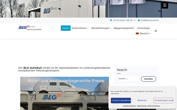 Screenshot ta' blg-autorail.de
