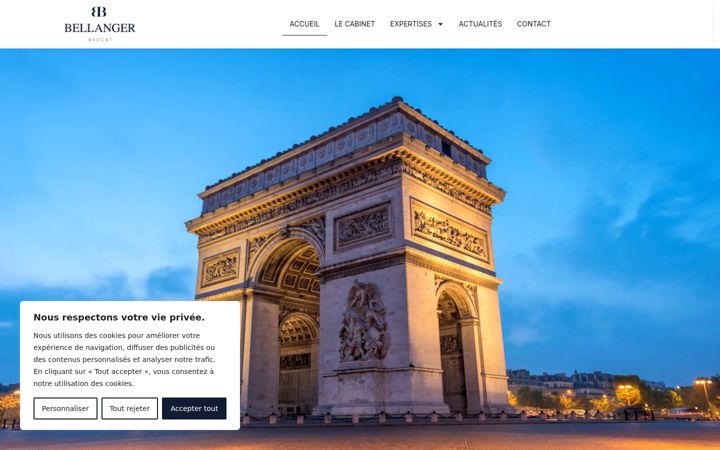 Screenshot of blg-avocat.fr