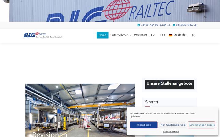 Snímek obrazovky blg-railtec.de
