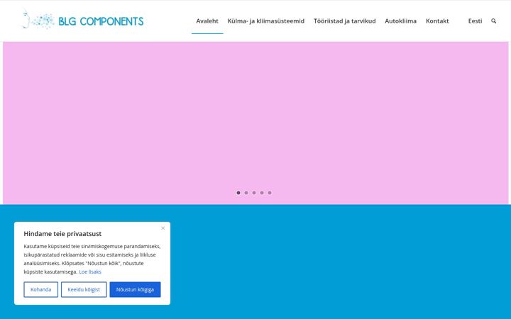 Screenshot of blg.ee