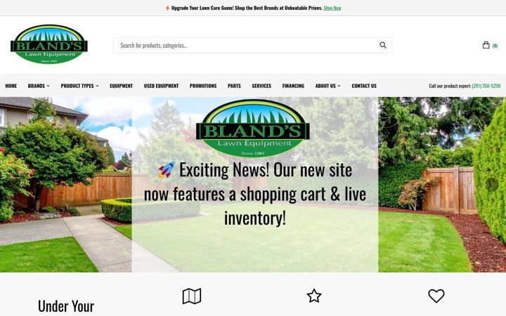 Zrzut ekranu blgmowerparts.com