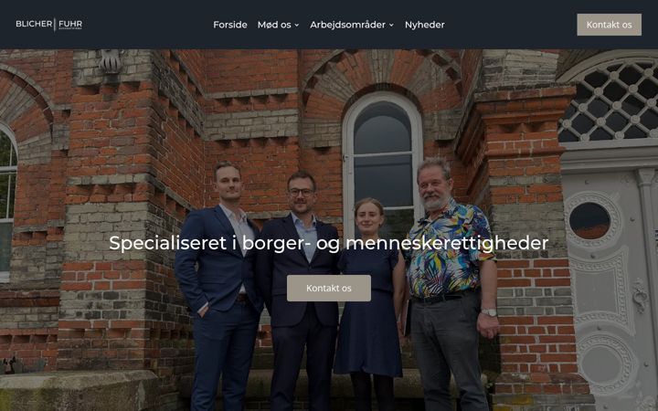 Ekraanipilt saidist blicherfuhr.dk