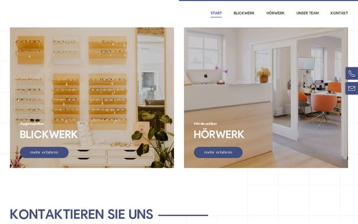 Screenshot of blick-werk.de