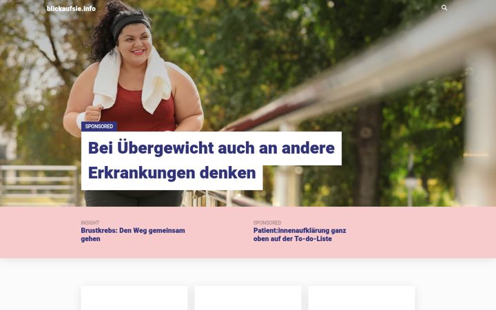 Screenshot of blickaufsie.info