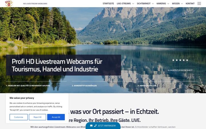 Screenshot of blickfix.eu