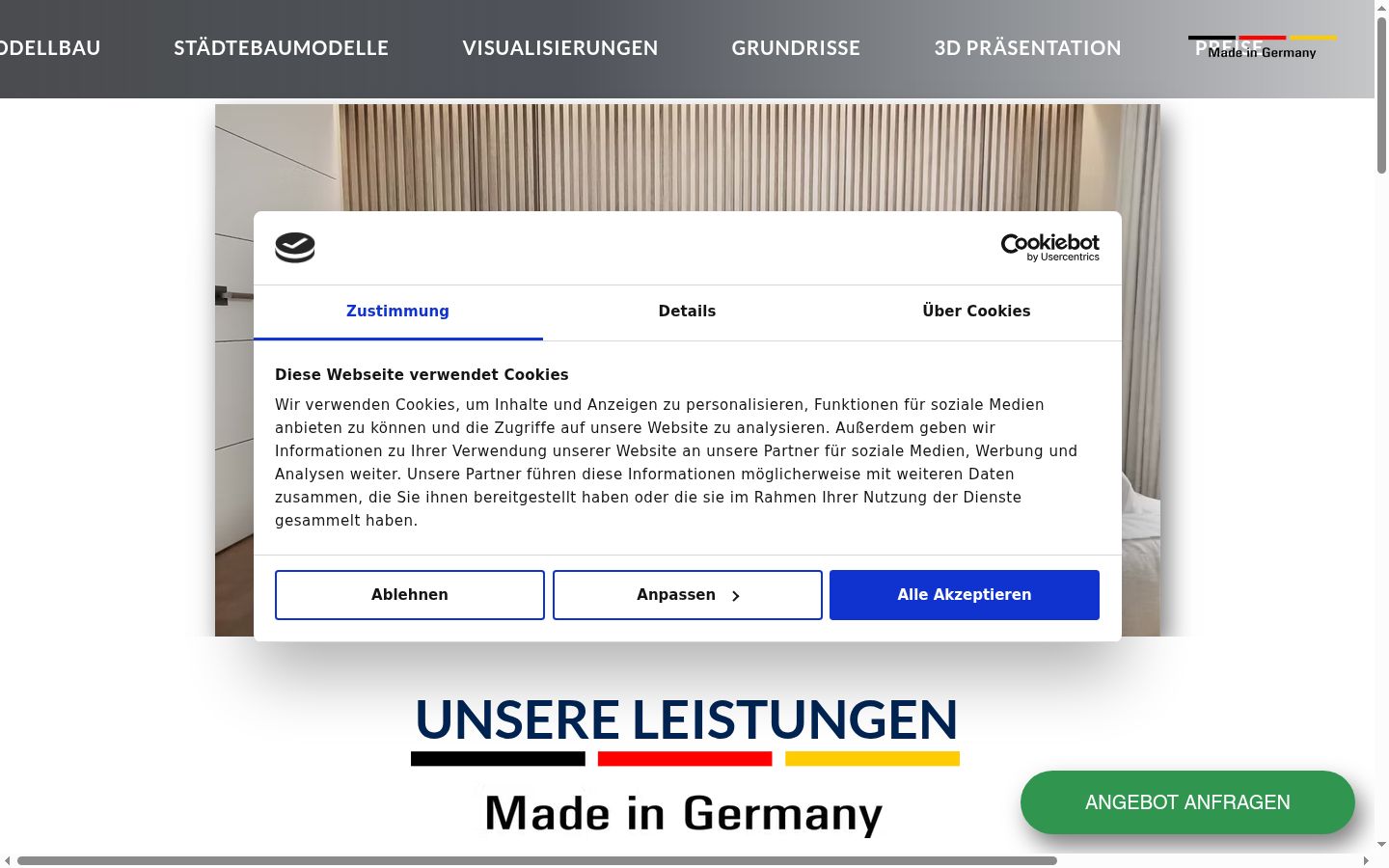 Sutikimo reklamjuostės, rodytos prieš bet kokią sąveiką, ekrano kopija