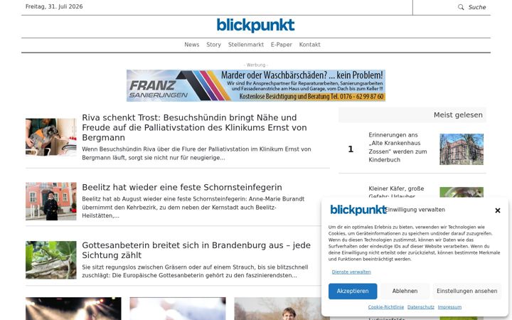 Screenshot of blickpunkt-brandenburg.de