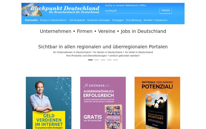 Screenshot of blickpunktdeutschland.de