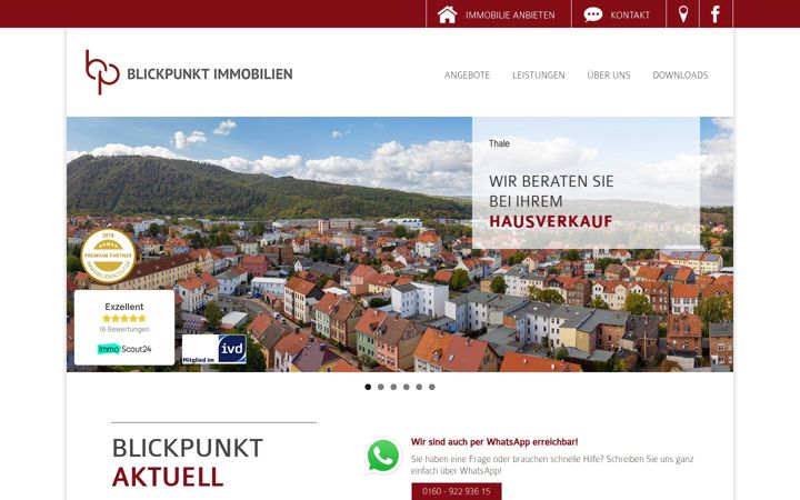 Screenshot of blickpunktnachlassabwicklung.de