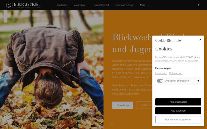 Screenshot of blickwechsel-hamm.de