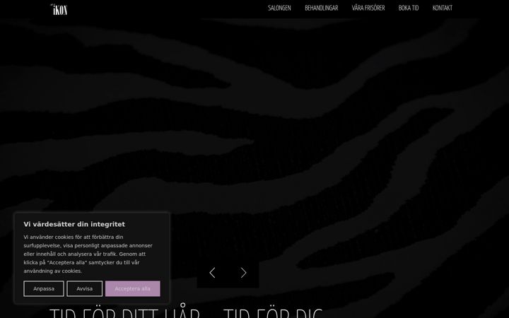 Screenshot of blienikon.se