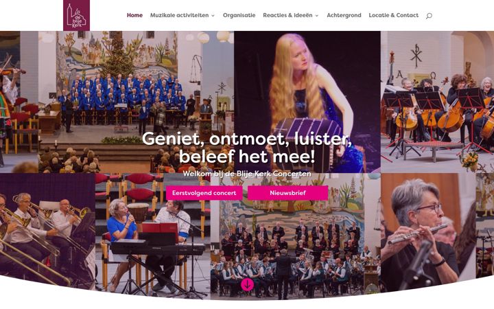 Screenshot von blijekerkconcerten.nl