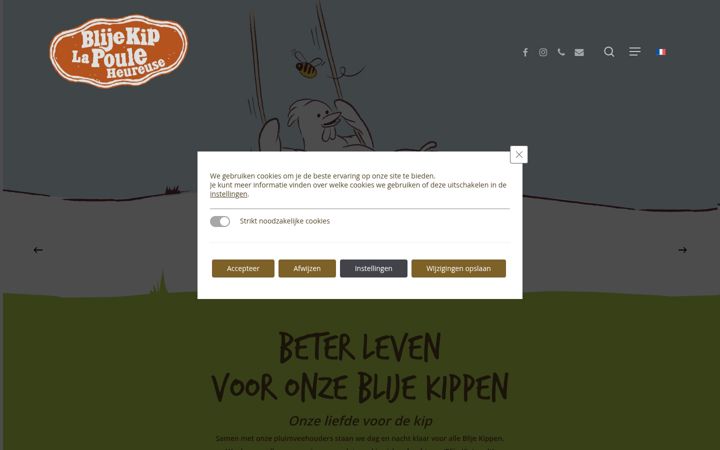 Screenshot ta' blijekip.be